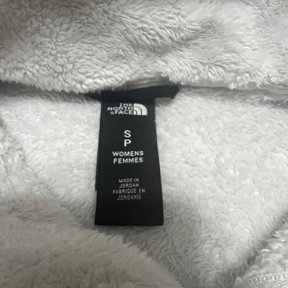 The North Face Osito Fleece Jacket Womens Small White Full Zip NF0A3XBD - Picture 5 of 8